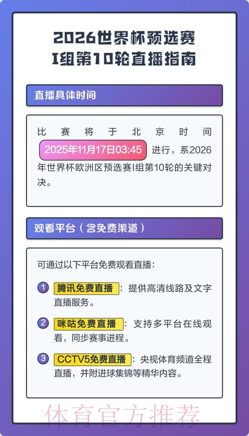 手机端全程观看2026世界杯直播的免费指南 手机端全程观看2026世界杯直播的免费指南